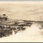 CAPE COTTAGE ME VIEW ANTIQUE REAL PHOTO POSTCARD RPPC