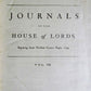 JOURNALS OF THE HOUSE OF LORDS 1644-1645 large folio antique in ENGLISH