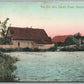 WALPOLE MA OLD MILL ANTIQUE POSTCARD
