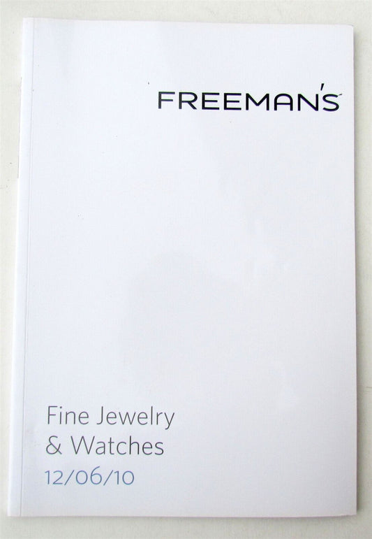 JEWELRY & WATCHES 2010 FREEMAN'S AUCTION CATALOG