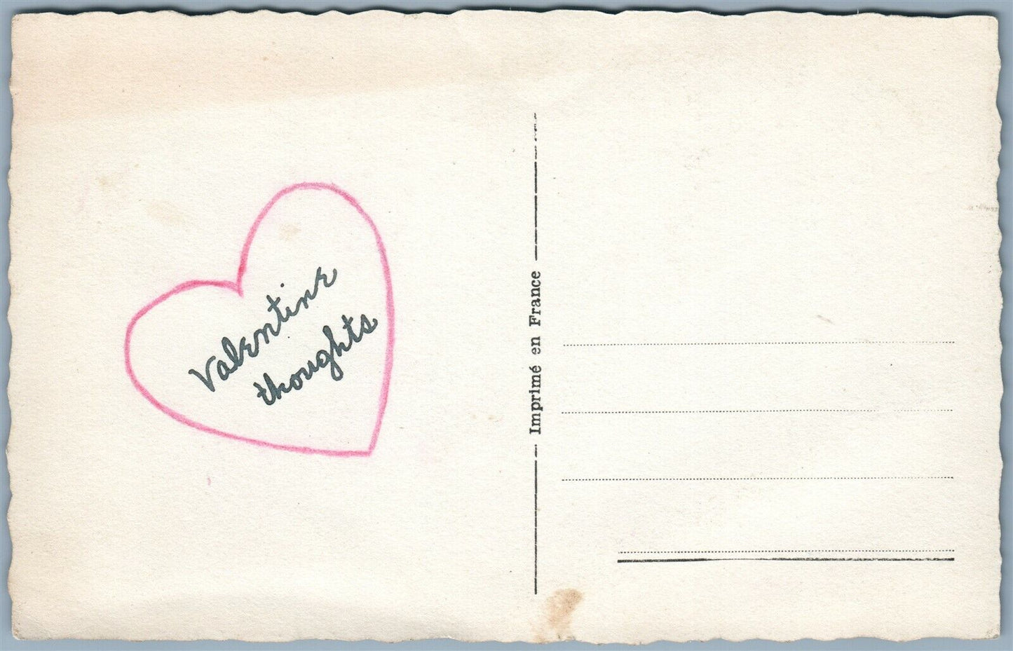 PHOTOMONTAGE ROMANTIC COUPLE ANTIQUE REAL PHOTO POSTCARD RPPC