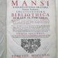 1722 VELLUM BINDING MASSIVE FOLIO J.Mansi CONGREGATIONIS ORATORII ANTIQUE Vol. 2