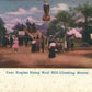 CASE ENGINE DOING REAL HILL CLIMBING STUNTS ANTIQUE POSTCARD