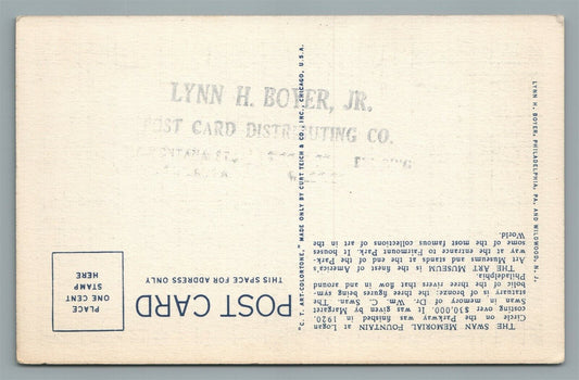 ANTIQUE POSTCARD DISTRIBUTING PHILADELPHIA PA WILDWOOD NJ ADVERTISING ART MUSEUM