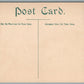 CANTON ME MAIN STREET ANTIQUE POSTCARD