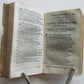 1696 POETRY by Hosschius & Wallius ANTIQUE VELLUM BOUND 17th CENTURY