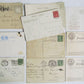 EXPOSITIONS lot of 10 ANTIQUE POSTCARDS