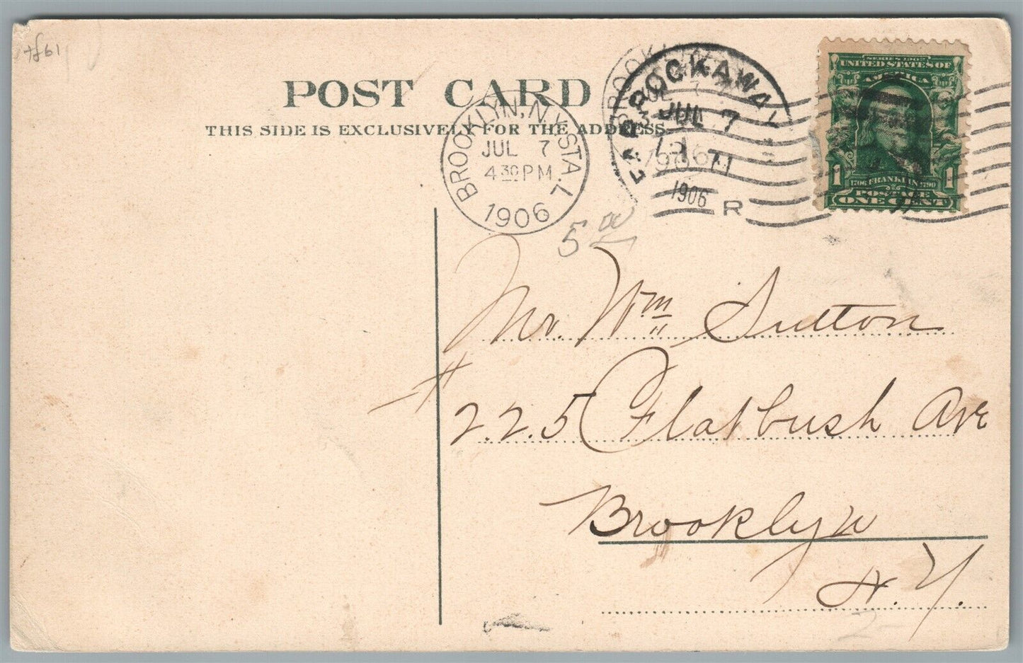 FAR ROCKAWAY LONG ISLAND NY VACATION ON THE BEACH ANTIQUE POSTCARD