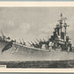 MILITARY SHIP USS DES MOINES ANTIQUE POSTCARD