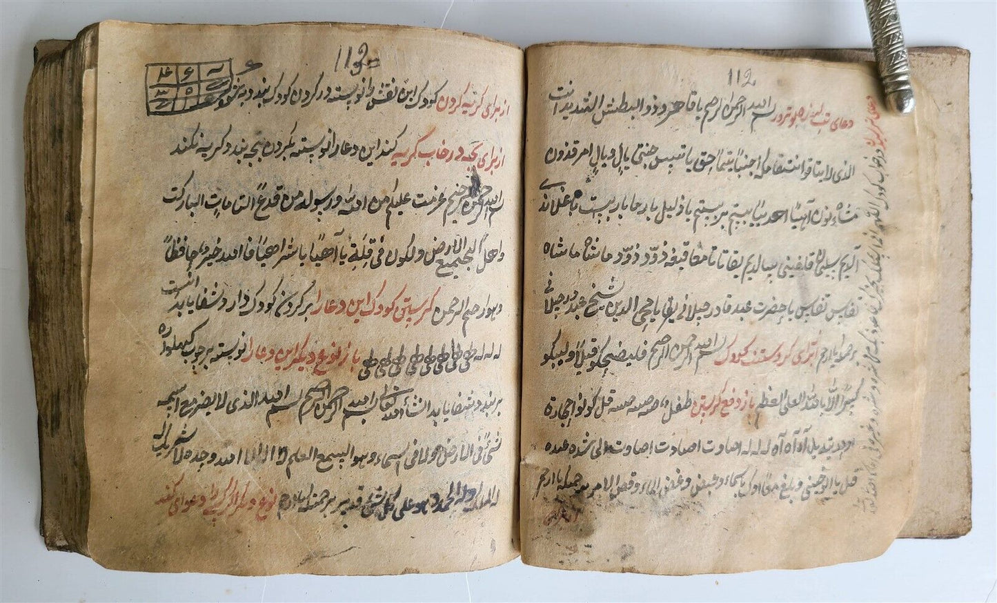 18th c. MANUSCRIPT ISLAMIC BOOK antique ARABIC HOROSCOPE FORTUNE TELLING OCCULT