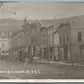 GOHOCTON NY MAPLE AVENUE 1909 ANTIQUE REAL PHOTO POSTCARD RPPC w/ CORK CANCEL