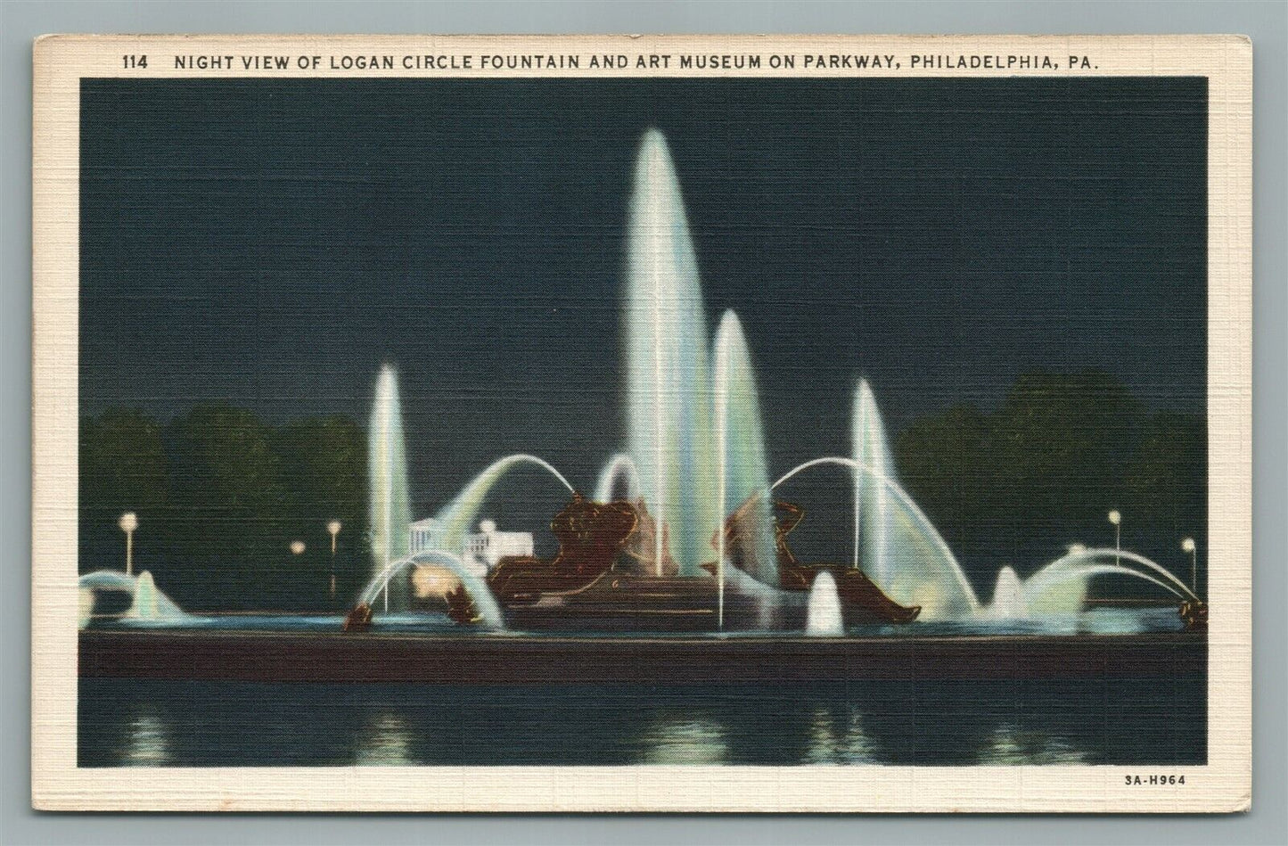 ANTIQUE POSTCARD DISTRIBUTING PHILADELPHIA PA WILDWOOD NJ ADVERTISING ART MUSEUM