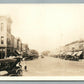 AUGUSTA KS STATE STREET AUTOMOBILES CARS ANTIQUE REAL PHOTO POSTCARD RPPC