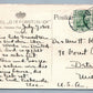 BERLIN GERMANY HOTEL DER FURSTENHOF 1908 ANTIQUE POSTCARD w/ STAMPS