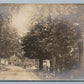 FINESVILLE NJ STREET SCENE ANTIQUE REAL PHOTO POSTCARD RPPC