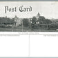 DEEP RUN & PERKASIE BUCKS CO PA MEETING HOUSE RAILWAY STATION ANTIQUE POSTCARD