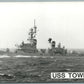 MILITARY SHIP USS TOWERS VINTAGE REAL PHOTO POSTCARD RPPC