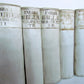 1734 6 VOLUMES Bibliotheca Latina mediae et infimae aetatis antique vellum