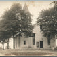 LOCKTOWN NJ CHRISTIAN CHURCH ANTIQUE REAL PHOTO POSTCARD RPPC