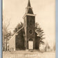 DEMARISCOTTA MILLS ME CATHOLIC CHURCH ANTIQUE REAL PHOTO POSTCARD RPPC
