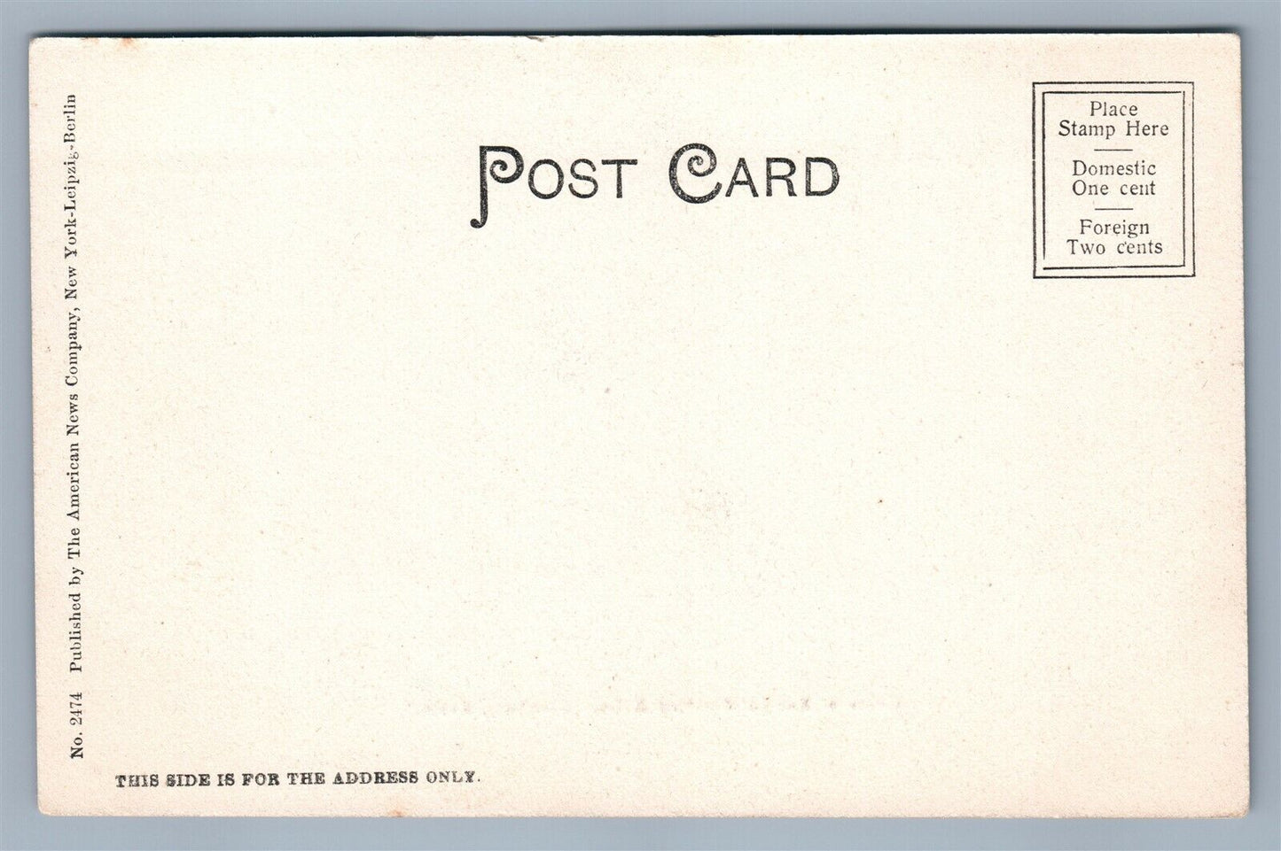 SIMBURY CT OFFICE OF ENSIGN. BRICKFORD & CO. ANTIQUE POSTCARD