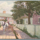 NANTUCKET MA TURN OF THE STREET ANTIQUE POSTCARD