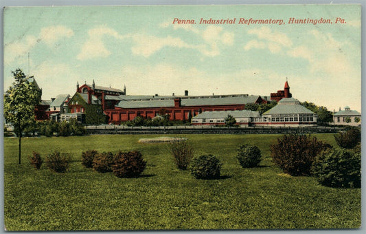 HUNTINGDON PA PENNA INDUSTRIAL REFORMATORY ANTIQUE POSTCARD