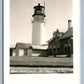 NO.TRURO MA CAPE COD LIGHTHOUSE VINTAGE REAL PHOTO POSTCARD RPPC