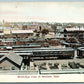 McCOOK NE BIRDS EYE VIEW ANTIQUE POSTCARD