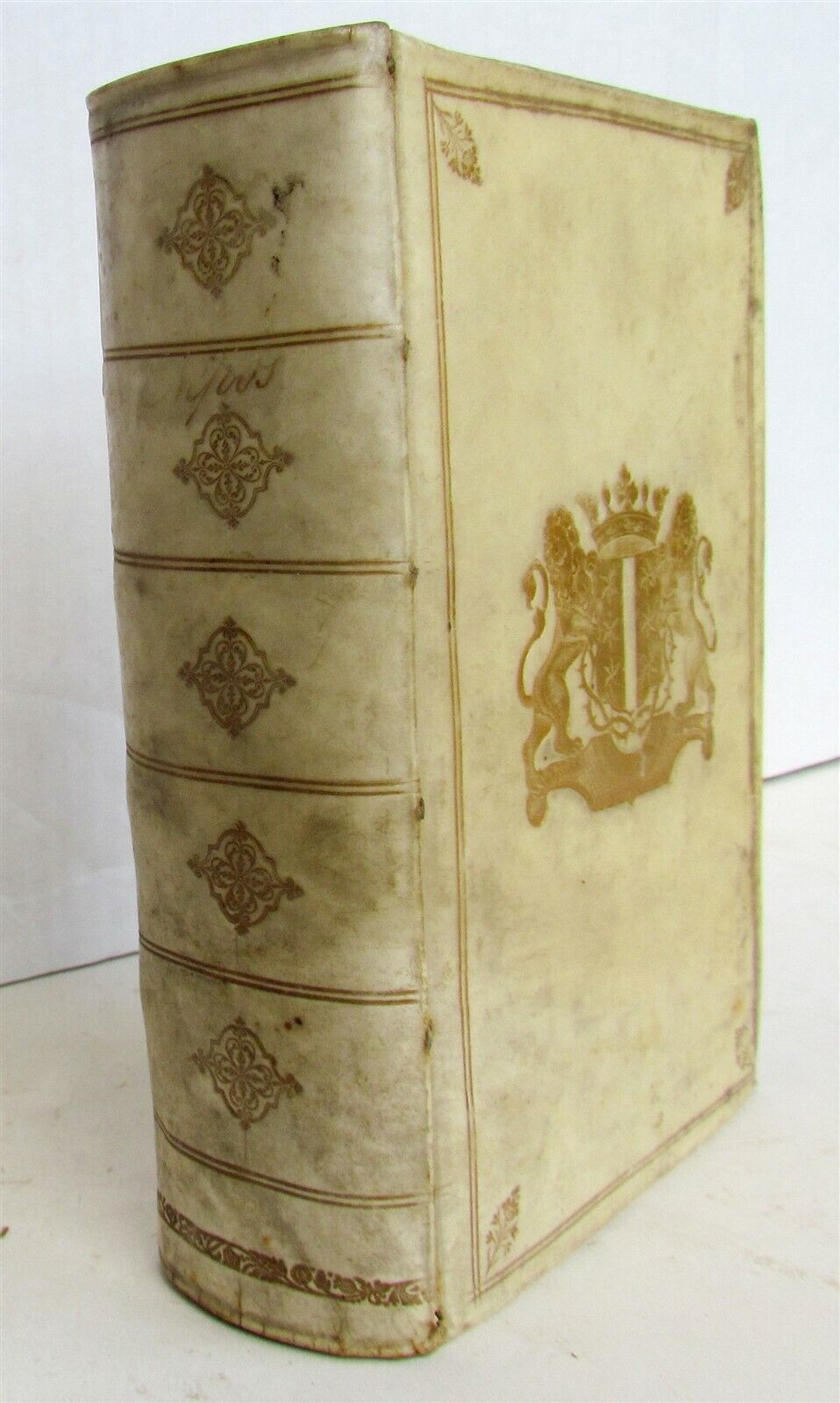 1734 VITAE EXCELLENTIUM IMPERATORUM CORNELIUS NEPOS VELLUM antique ROMAN HISTORY