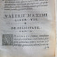 1576 VALERII MAXIMI Dictorum factorumque memorabilium antique VELLUM BINDING