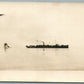 MILITARY SHIP US VINTAGE REAL PHOTO POSTCARD RPPC