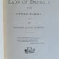 1886 THE LADY of DARDALE & OTHER POEMS HORACE EATON WALKER antique ILLUSTRATED