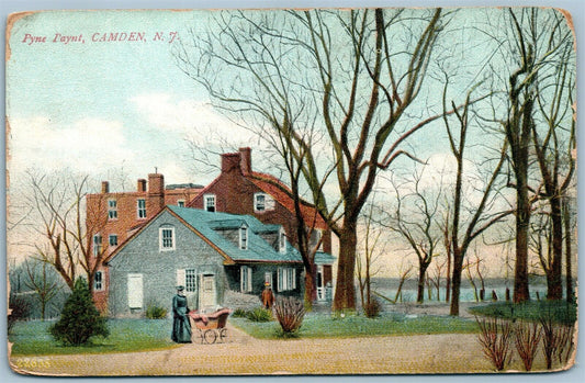 CAMDEN NJ PYNE PAYNT ANTIQUE POSTCARD