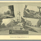 ORWELL NY VIEW OF THE VILLAGE ANTIQUE POSTCARD