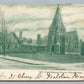 WALTHAM MA CHRIST EPISCOPAL CHURCH 1906 ANTIQUE UNDIVIDED POSTCARD