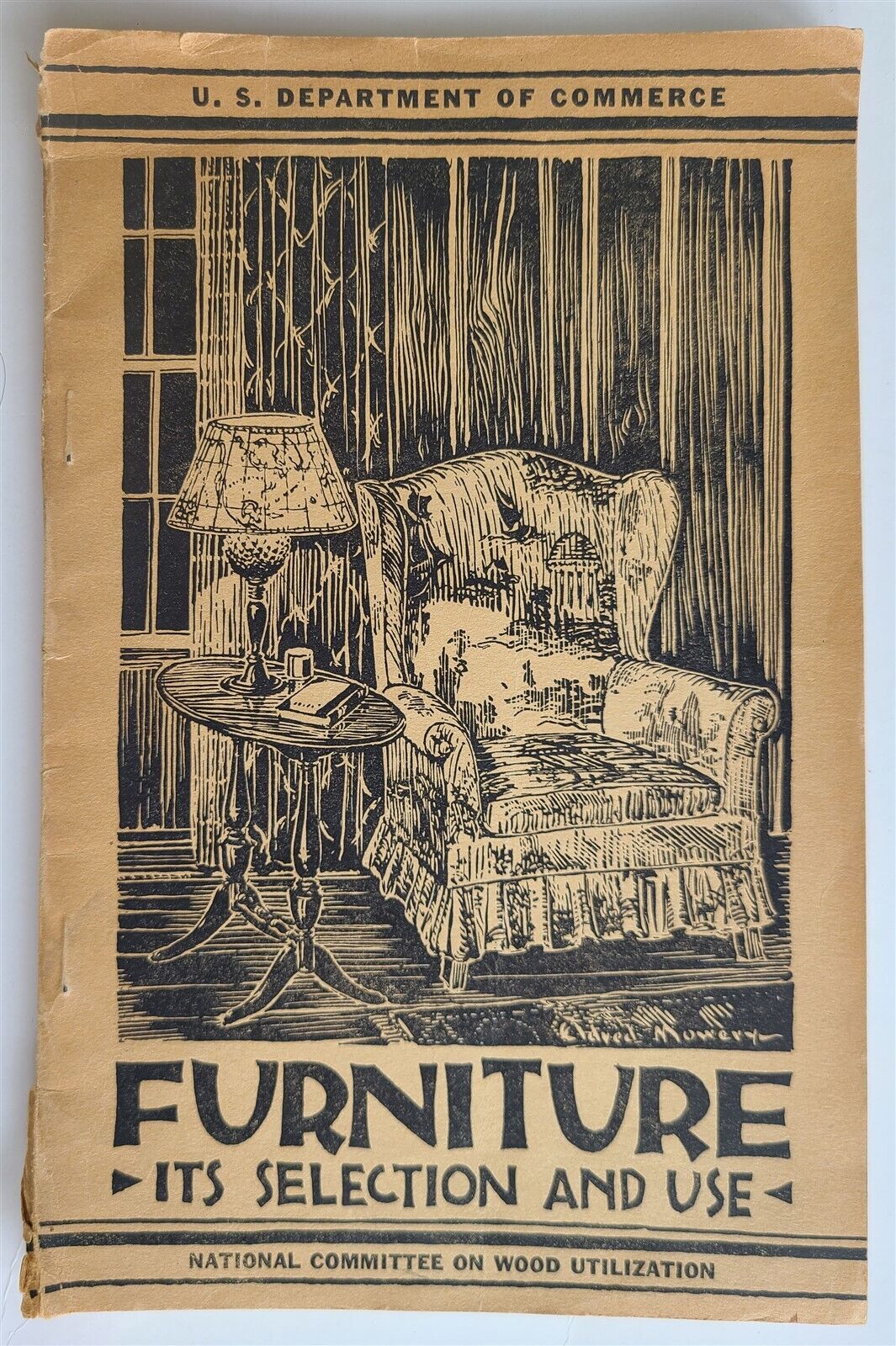 1931 FURNITURE ITS SELECTION & USE by U.S. DEPT of COMMERCE illustrated vintage