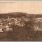 ORISKANY FALLS NY BIRDS EYE VIEW ANTIQUE POSTCARD