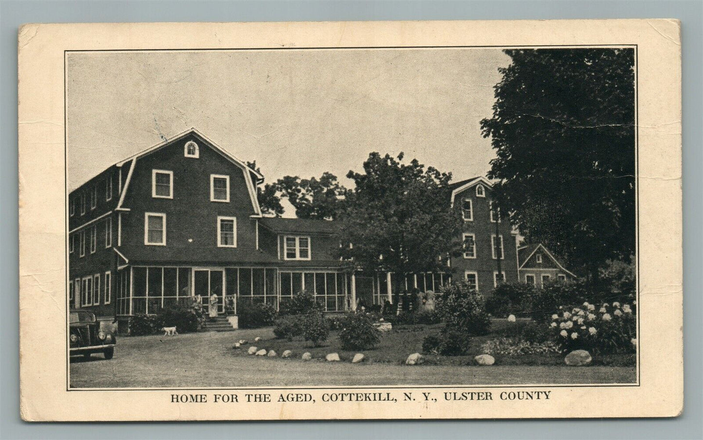COTTEKILL NY HOME FOR THE AGED ANTIQUE POSTCARD