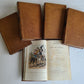 1822 DON QUIXOTE DE LA MANCHA by CERVANTES 5 VOLUMES SET antique in ENGLISH