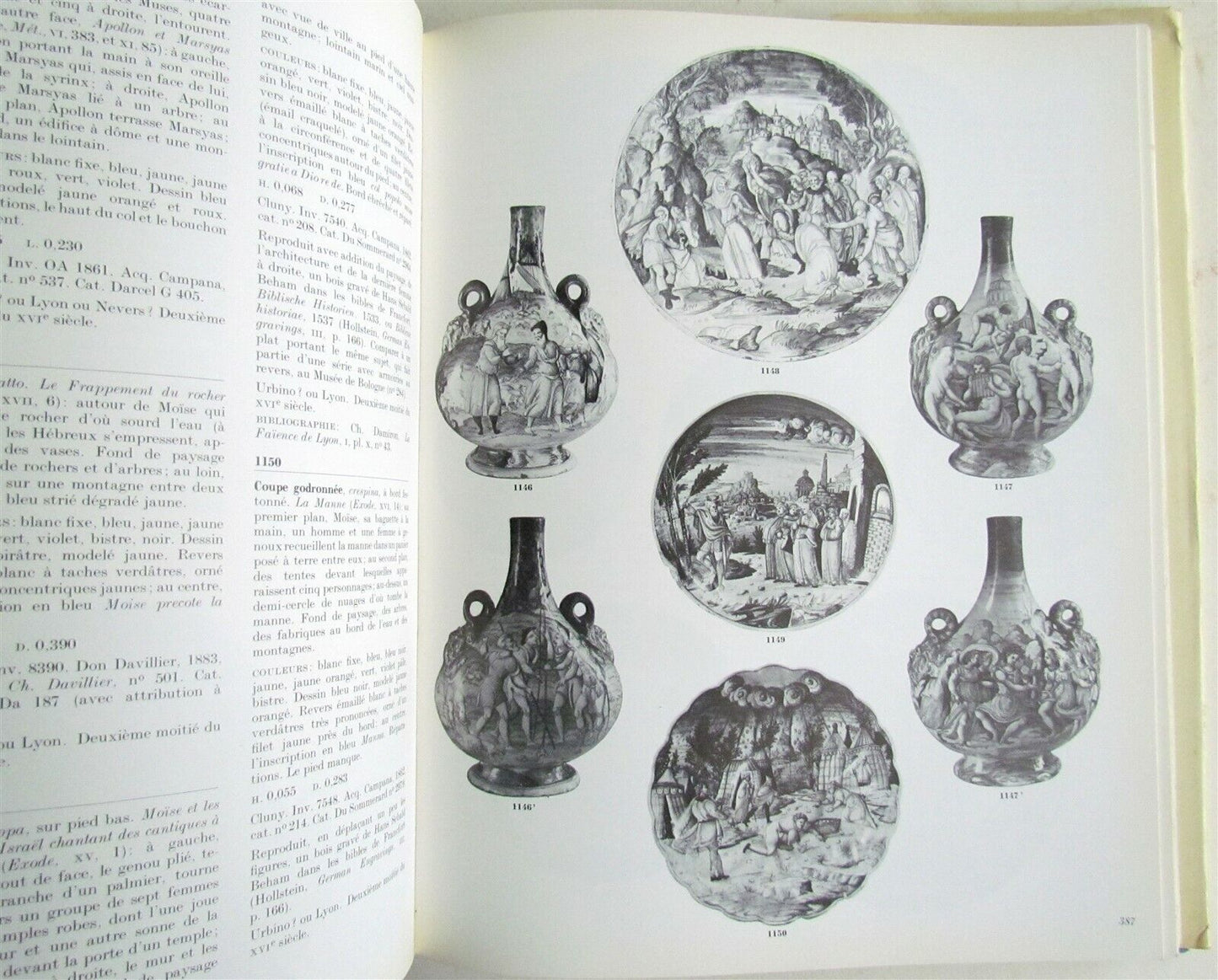 LES MAJOLIQUES DES MUSEES NATIONAUX MAJOLICA ILLUSTRATED ART & REFERENCE