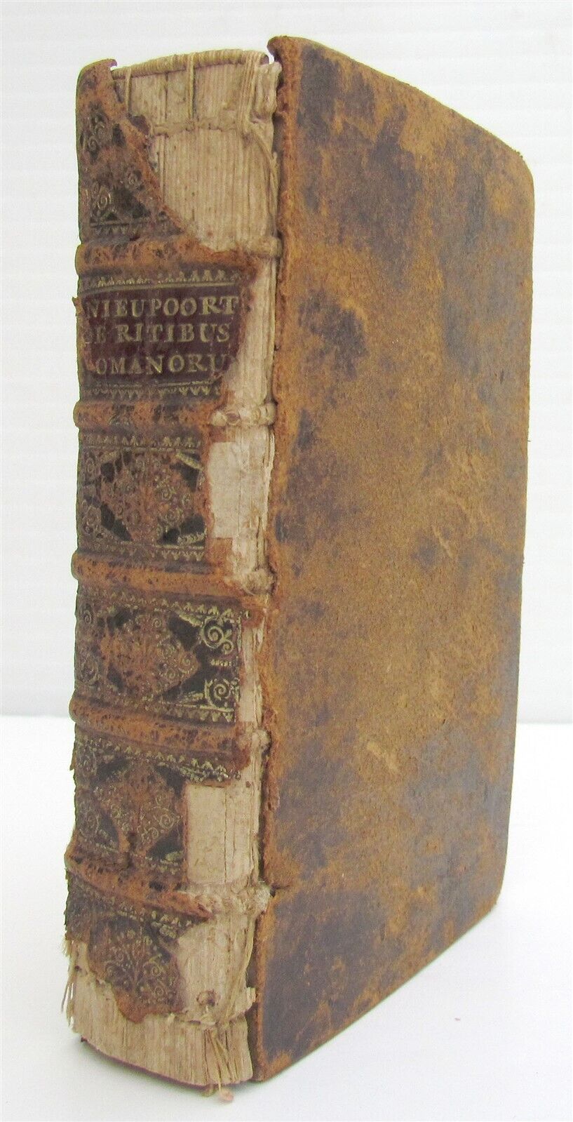 1723 RITUUM ROMANOS by G.H.NIEUPOORT antique ROMAN ANTIQUITY ILLUSTRATED