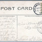 SALAMANCA NY MAIN STREET NIES BLOCK 1907 AVENUE ANTIQUE POSTCARD w/ CORK CANCEL