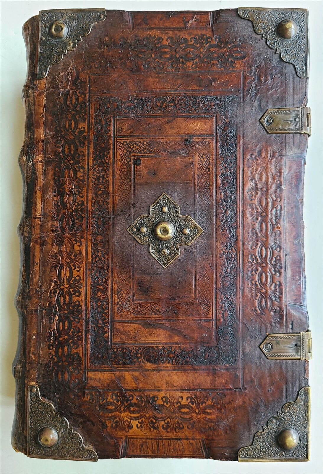 1599 BIBLE in DUTCH MOERENTORF BIBLIA SACRA FOLIO ILLUSTRATED antique 16th CENT.