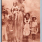 SPANISH WWI ORPHANS ANTIQUE POSTCARD