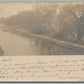 LAMBERTVILLE NJ THE CANAL ANTIQUE REAL PHOTO POSTCARD RPPC