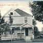 CEDAR FALLS IA 2005 WALNUT STREET ANTIQUE POSTCARD