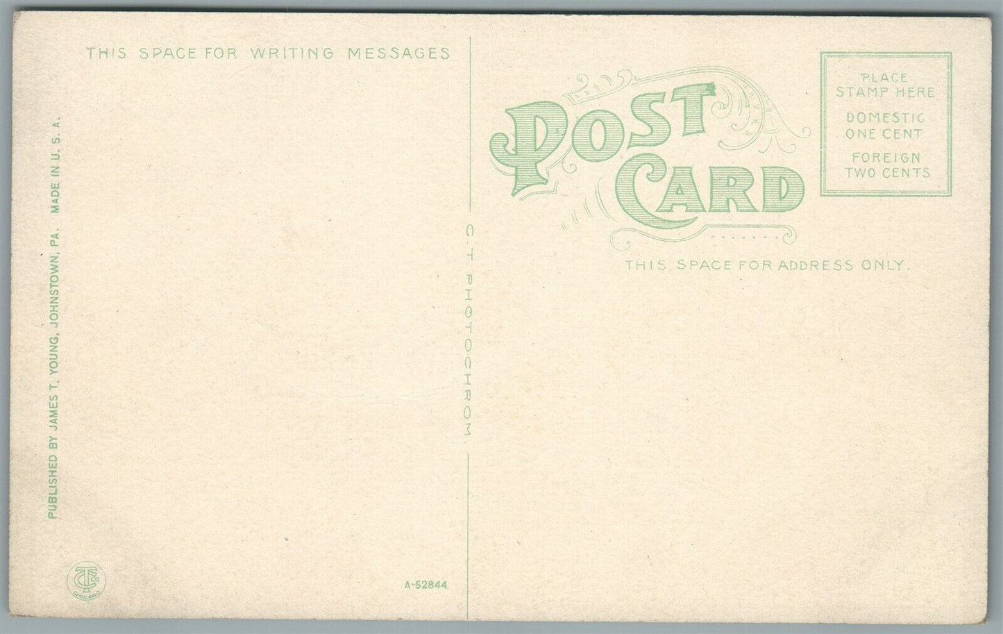 EBENSBURG PA CAMBRIA COUNTY HOME ANTIQUE POSTCARD