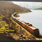 VINTAGE 1975 WHITE PASS & YUKON RAILWAY ADVERTISING POSTCARD LAKE BENNETT train
