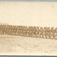 MEXICAN WAR AMERICAN NATIONAL GUARDS DRILL ANTIQUE REAL PHOTO POSTCARD RPPC